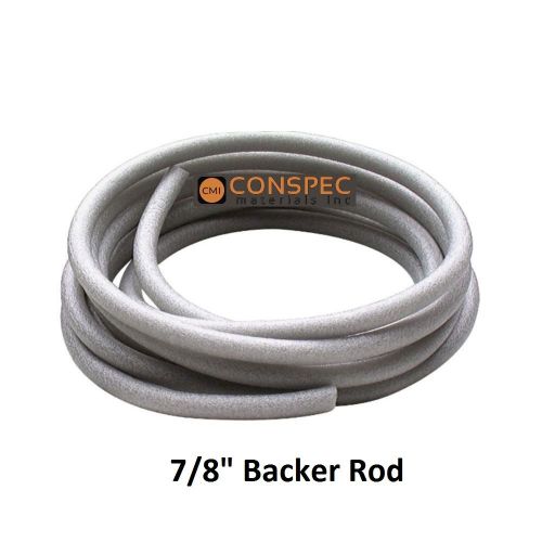 7/8&#034; HBR Closed Cell Backer Rod 20 Ft Free Shipping Nomaco Construction Foam