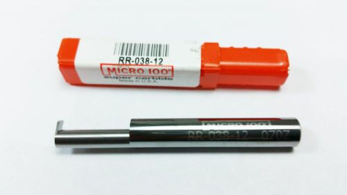 Micro 100 .312&#034; x .750&#034; Depth Carbide Grooving Boring Retaining Bar Tool (Q 572)