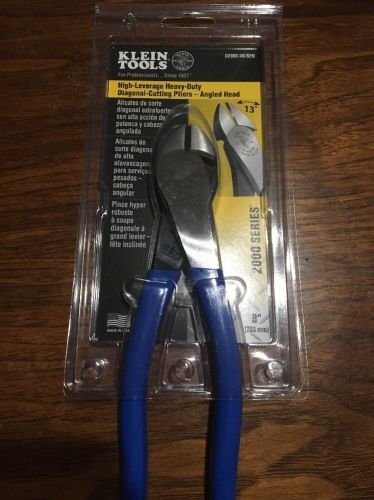 New in box klein tools high-leverage heavy-duty diagonal-cutting pliers for sale