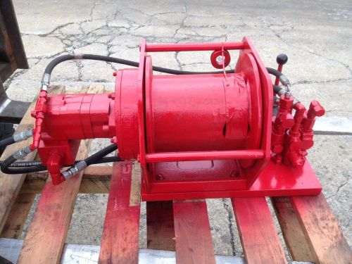 Tulsa winch model 506w-luadcl planetary winch 5,000 lbs line pull used 82026001 for sale