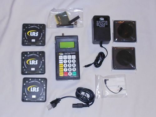 T7400 LRS Coaster Call Transmitter with Charger and 3 Coaster Pagers