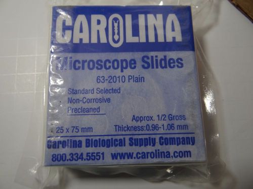 Microscope Slides Carolina 63-2010 plain 1/2 gross standard