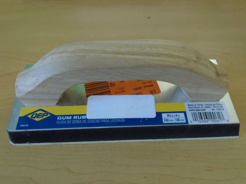 Qep 10061q gum rubber grout float 9 1/2 x 4 in **new other** for sale