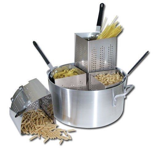Winware 20 qt aluminum pasta cooker, commercial grade for sale