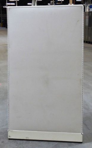 CUBICLE PARTITION, 36&#034; WIDTH x 64&#034; HEIGHT, FABRIC COVERING, LIGHT BEIGE