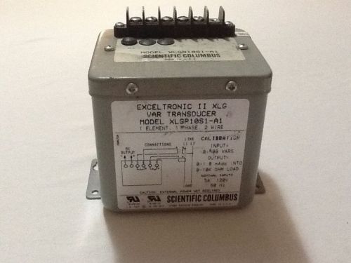 SCIENTIFIC COLUMBUS XLGR10S1-A1 XLGR10S1-A EXCELTRONIC II XLG VOLTAGE TRANDUCER