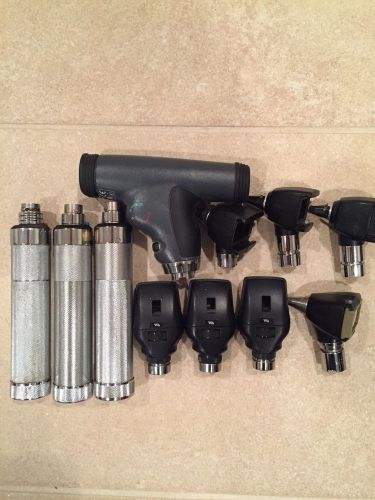 Welch Allyn Otoscope Panoptic Opthalmoscope Handles FOR PARTS