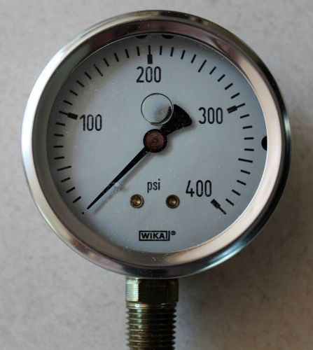 Pressure gage, wika 2.5&#034; 400 psi for sale