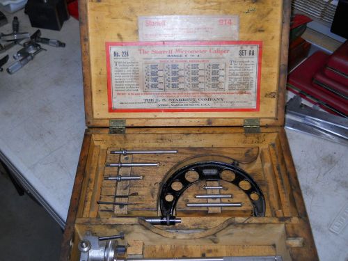 Starrett #914 automotive cylinder gage service set. mic. &amp; gage   used for sale