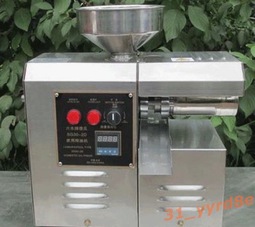High efficiency stainless steel electric automatic oil press oil screw machine for sale