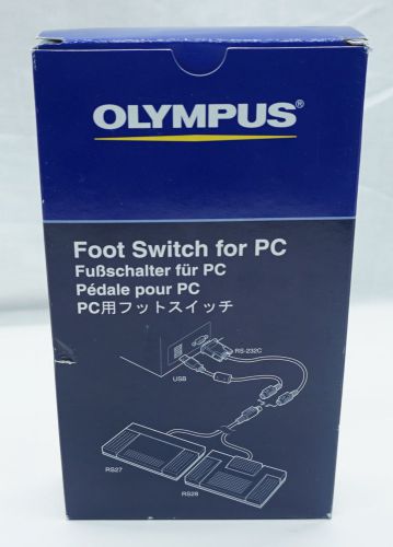 New OLYMPUS RS27 USB Serial DB-9 Microsoft Windows Transcription Foot Pedal