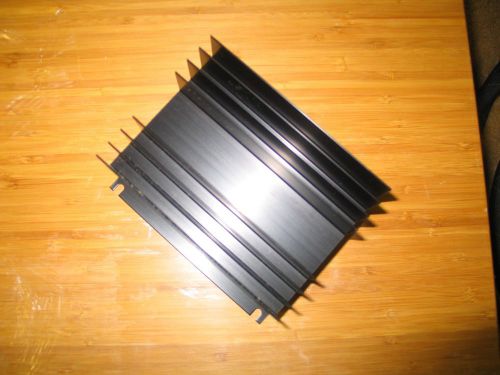 Aluminum heatsink heat sink black anodized 6&#034; x 5&#034; x 3&#034; for TO3 devices