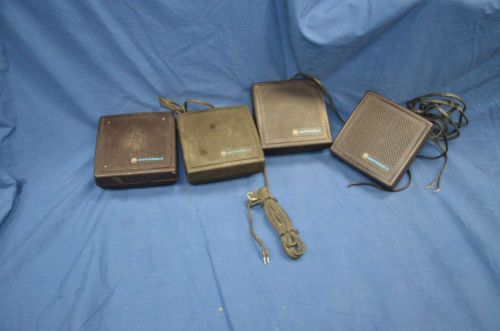 Lot of 4 Motorola 3 HSN4005A  &amp; 1 4000A Speaker