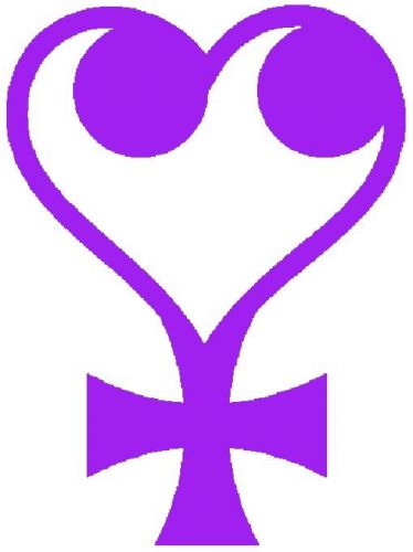 30 Custom Purple Templar Heart Personalized Address Labels