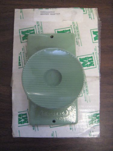 New McElroy S450662312 6&#034; IPS Concave Serrated Heater Adapter Free Shipping