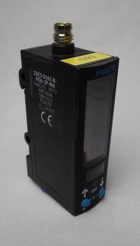 Festo Pressure Vacuum Sensor SDE3 D10Z B HQ4 2P M8 24VDC