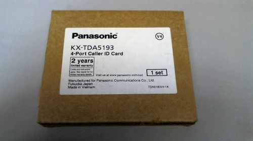 Panasonic KX-TDA5193 4-Port Caller ID Card - New