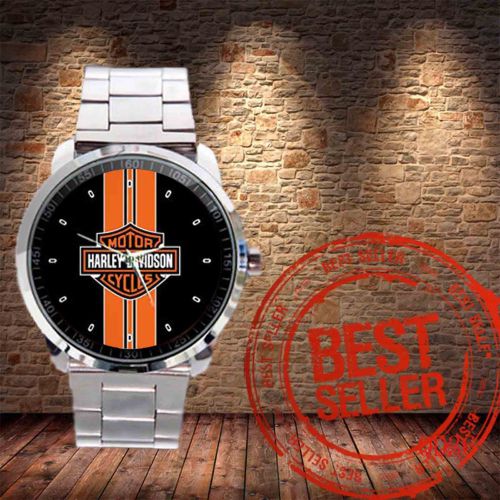 Rare Harley Davidson Red Strip Sport Metal Watch Fit Your Tshirt Motor Canada