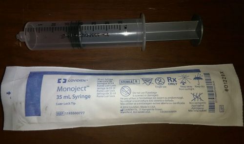 35ml Syringe Covidien Monoject Luer-Lock Tip REF 1183500777 New Sterile
