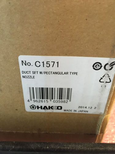 *new* hakko fa430 fume extractor duct set c1571 / c1572 for sale