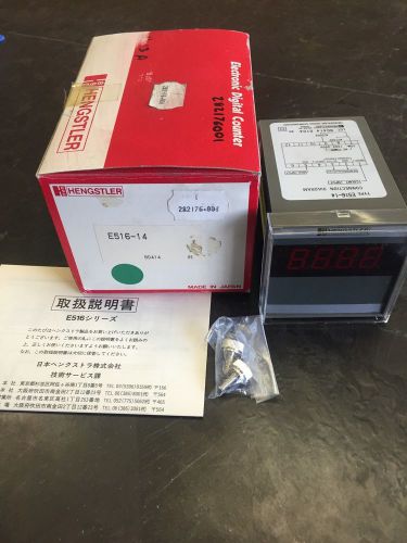 Electronic Digital Counter E516-14 HENGSTLER. with Bracket &amp; Cover