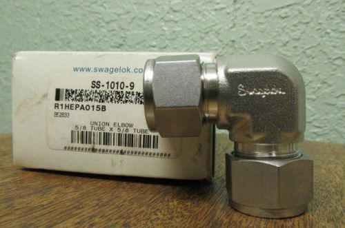 Ss-1010-9 swagelok 5/8 inch union elbow new surplus for sale