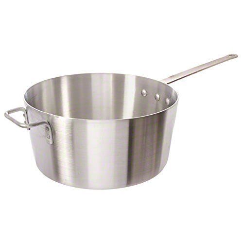 Pinch (asp-10h)  10 qt aluminum sauce pan w/ handle for sale