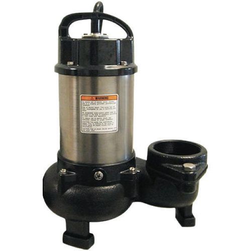 Tsurumi 12pn - 133 gpm 1 hp (3&#034;) submersible stainless steel pond/fountain pump for sale