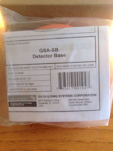 Edwards Gsa-Sb Detector Base