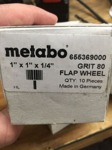 Metabo 1&#034;X1&#034;x1/4&#034; 80 Grit Flap Wheel