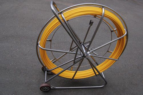 8mm x 850&#039; duct rodder fish tape fiberglass wire cable rod fishtape puller for sale