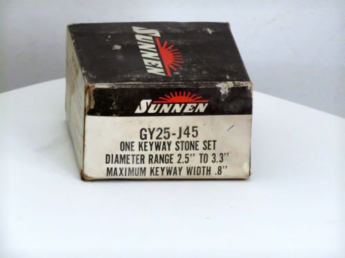 Sunnen GY25-J45 One KeyWay Stone Set Diameter Range 2.5&#034; To 3.3&#034;