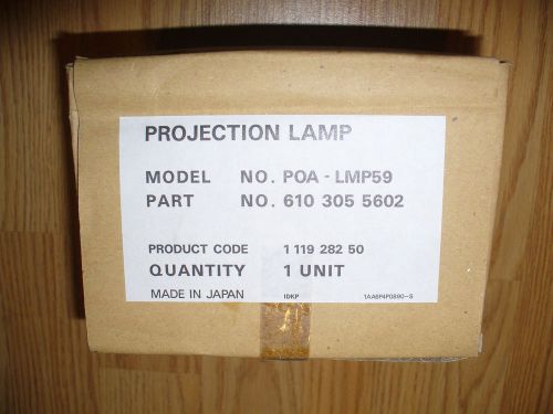 Osram 610 305 5602 POA-LMP59 Original Bulb With Housing