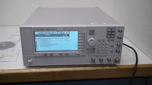 Agilent e8257d 250 khz to 40 ghz psg cw signal generator op:1e1/1eu/540/u02 more for sale