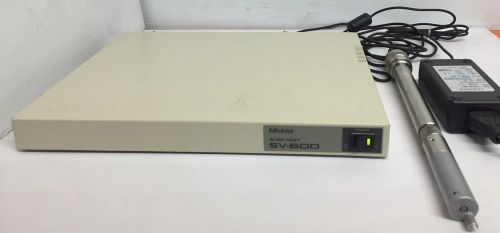 MITUTOYO SURFTEST SV-600 178-771E WITH PROBE 178-380 WITH ADAPTOR