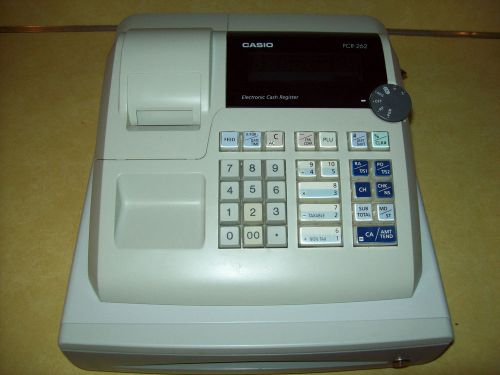 Casio PCR-262 Electronic Portable Lightweight Cash Register
