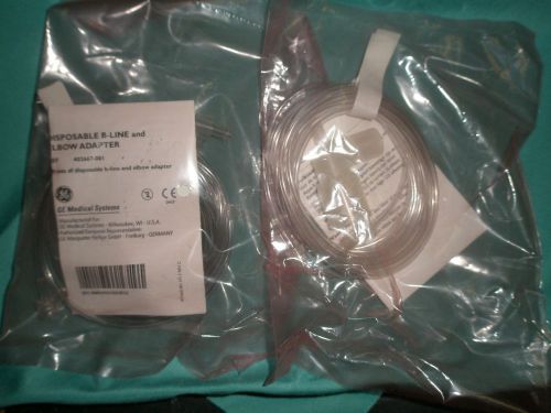GE MEDICAL DISPOSABLE B-LINE &amp; ELBOW ADAPTER 402667-001-118PCS