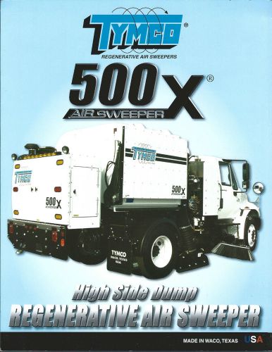 Equipment Brochure - Tymco - 500X - Regenerative Air Sweeper - 2012 (E3002)
