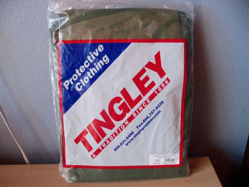 Tingley iron eagle protective clothing green overalls 2 xl for sale