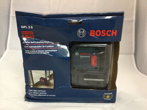 Bosch 3 Point Self-Leveling Alignment Laser - Model GPL 3 S