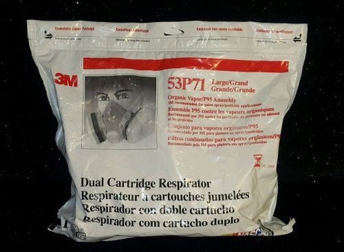 3m 53p71 Paint Spray And Pesticide Respirator Large
