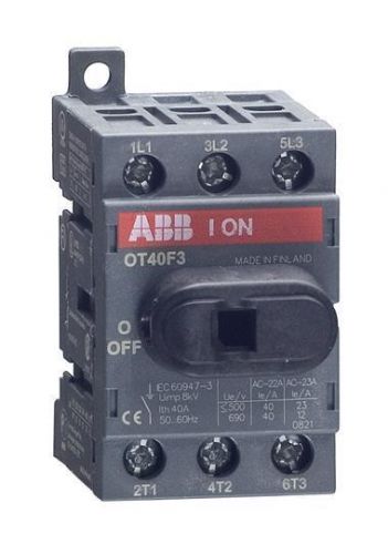 OT40F3 Main Power disconnect 40A