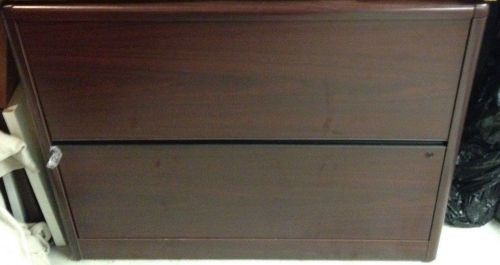New HON 2 Drawer Lateral File Cabinet - Mahogany Finish, Local Pickup NJ 07924