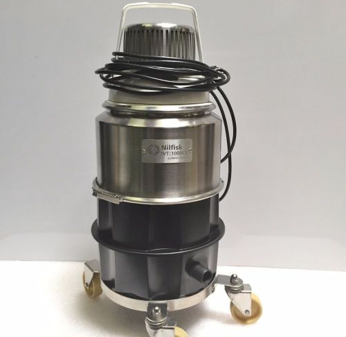 NILFISK IVT1000CR Safe-Pak HEPA Dry Vacuum, 3.25 gal, 1.5 Peak HP &amp; Accessory Ki