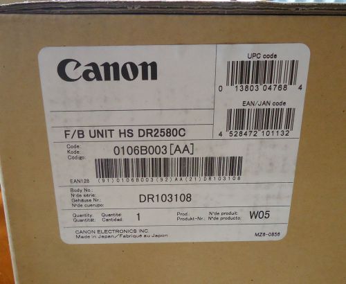 NEW Canon FlatBed unit HALF SIZE 0106B003AA FOR DR2580C COMPACT COLOR SCANNER