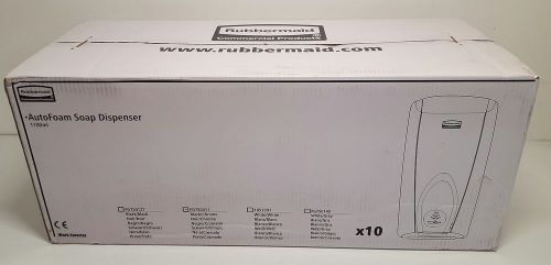 Rubbermaid Commercial AutoFoam Touch-Free Dispenser Black Chrome CASE OF 10