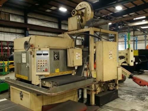 Timesaver 137-2hdcmw belt grinder, wet, two heads, ss construction for sale
