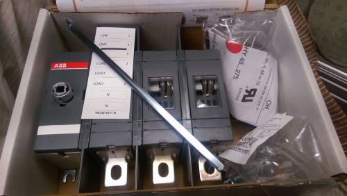 ABB SWITCH-DISCONNECT 160AMP 1SCA120517R1001