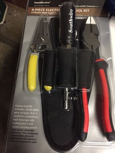 Southwire Electrician Wire Tool Kit Starter Stripper Cutting Plier Screwdriver