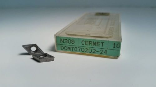 TOSHIBA TUNGALOY DCMT070202-24 New Cermet Inserts Grade N308 6pcs I